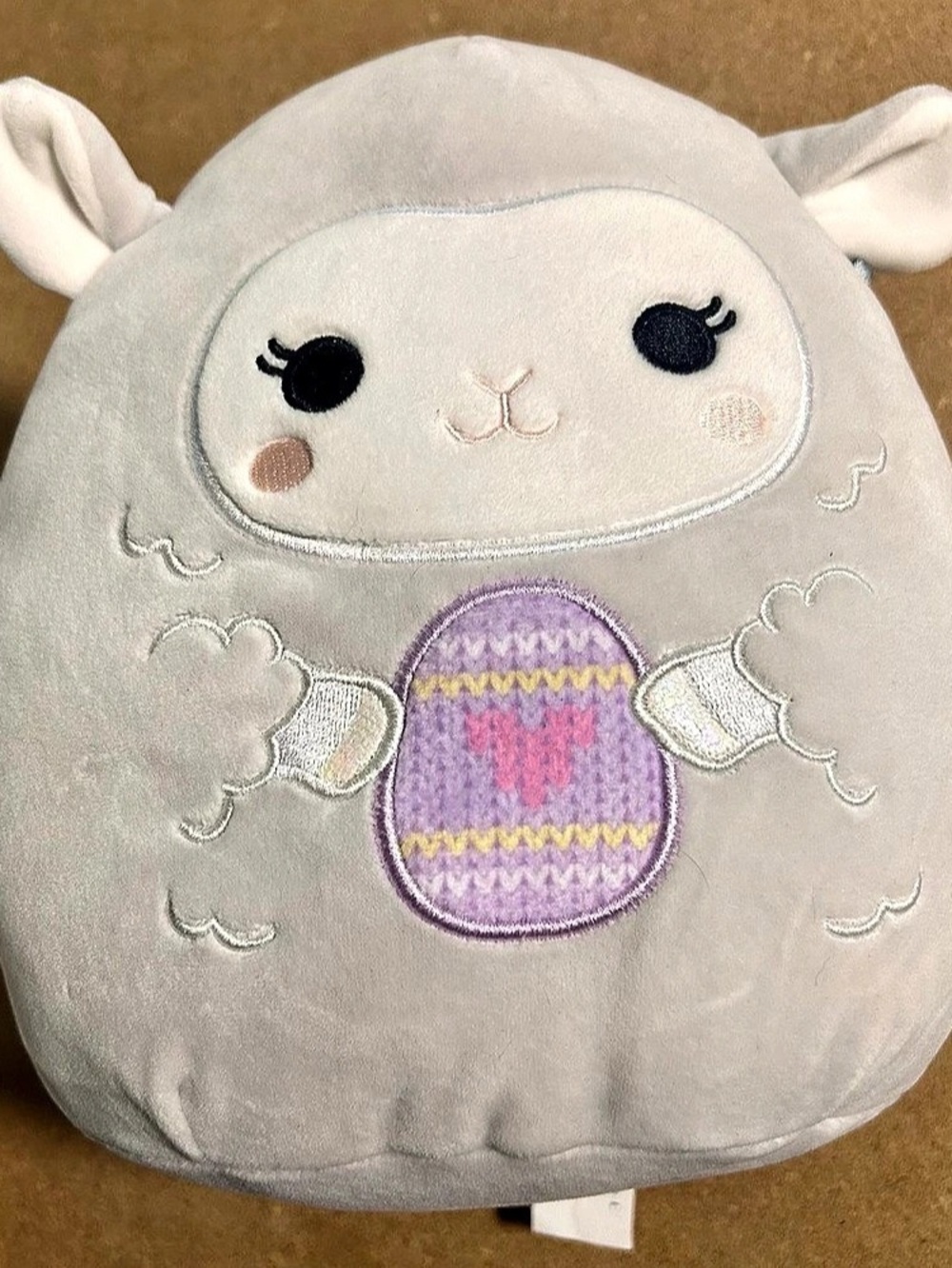 Squishmallows Sophie the lamb Gray & Pink Plush Toy